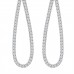 1.30 ct Round Cut Diamond Chandelier Earrings in 14 karat White Gold 1.30 ct Round Cut Diamond Chandelier Earrings in 14 karat White Gold